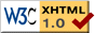 Click to check if it's valid XHTML 1.0 Transitional